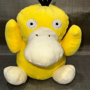 Pokemon Yellow and White Psyduck Stuffed Animal